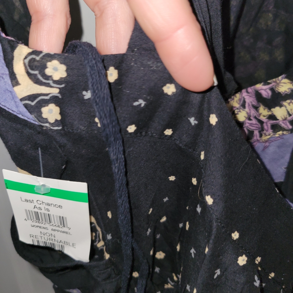 Free People Black and Purple Bodysuit - Picture 3 of 6